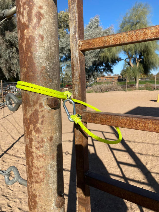 Lariat Double Loop Rope Gate clip
