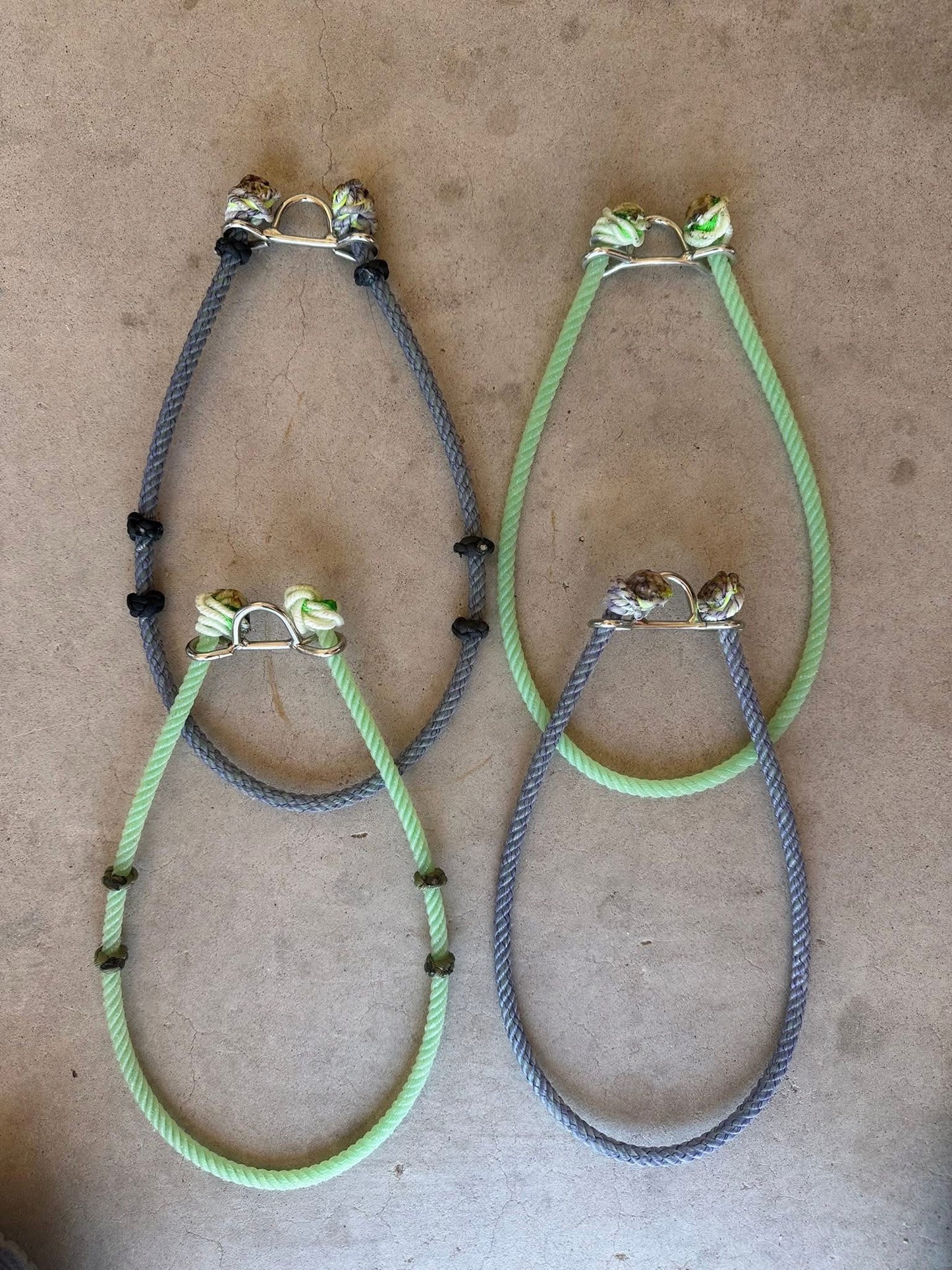 Plain tie down style nose band