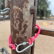 Single Loop Lariat Rope Clip Bucket Hanger ( Cowboys duct tape!)