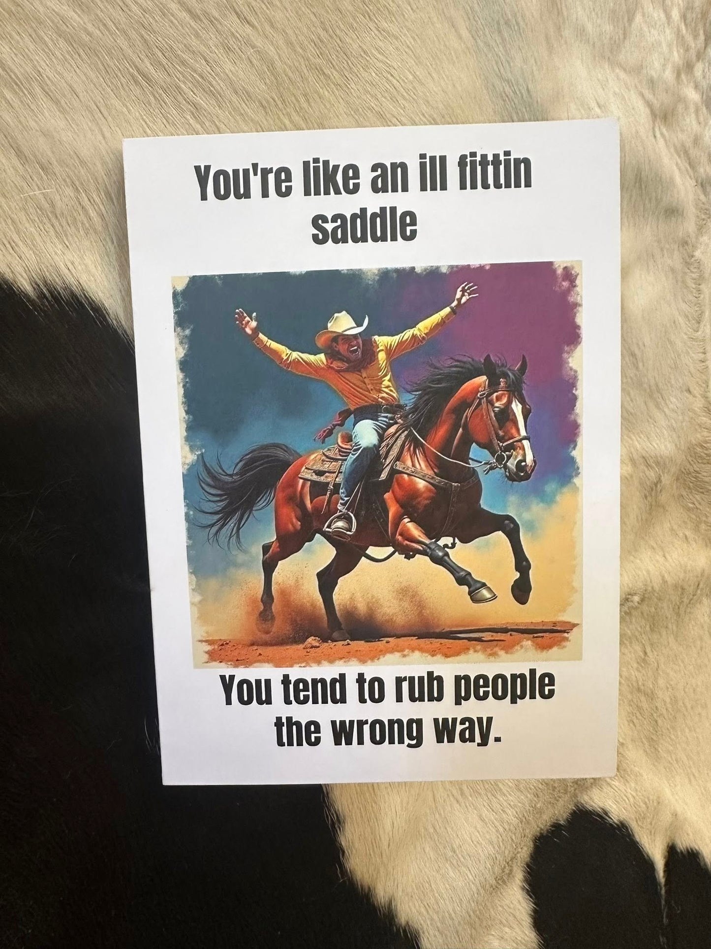 Ride or Die Greeting Card with Wisdom