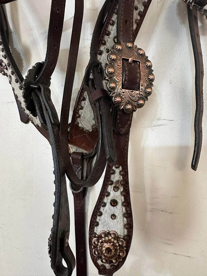 Weaver Gold Dust Headstall & Breast collar Set