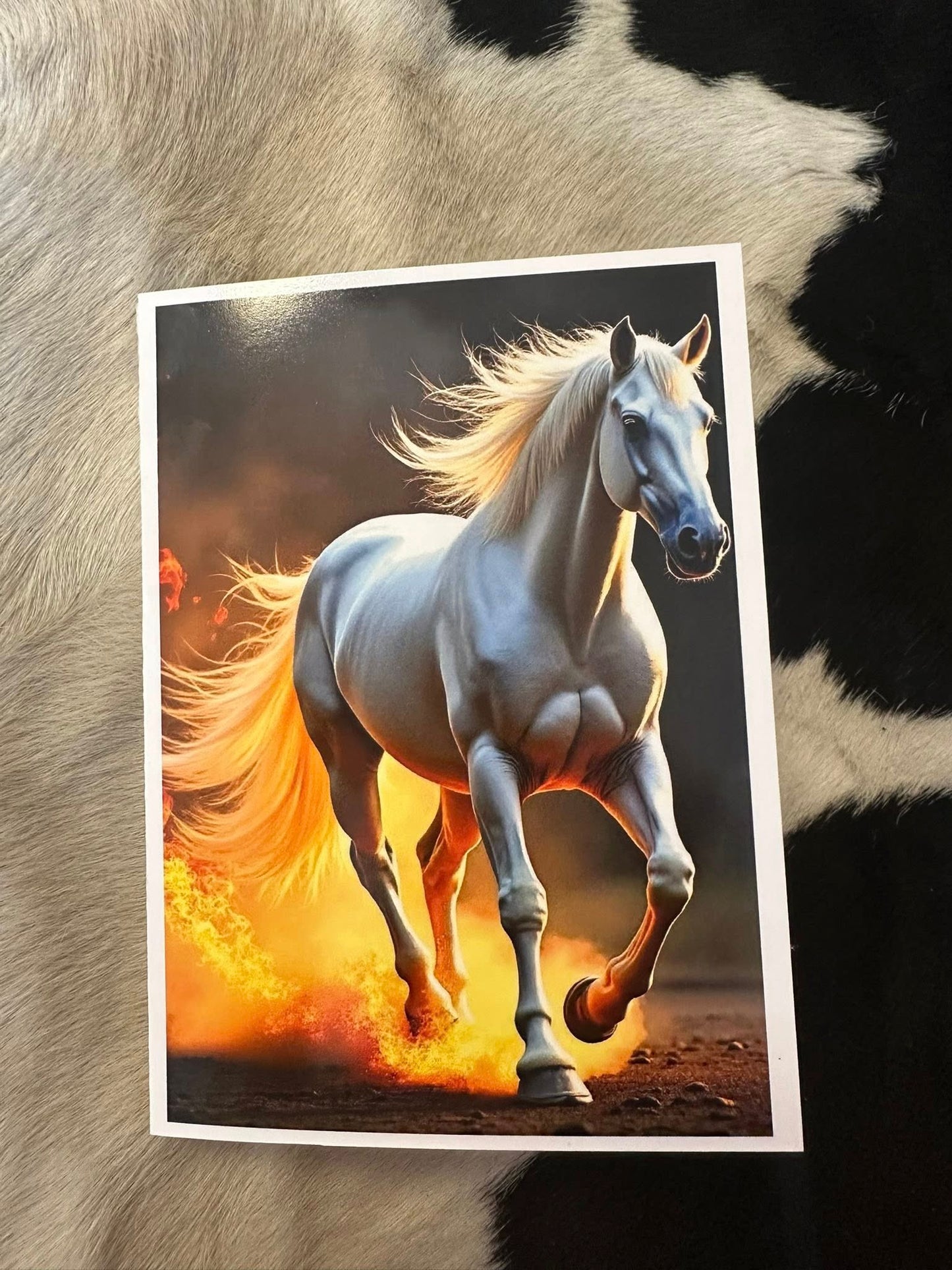 "Tried by Fire" Greeting card with Wisdom