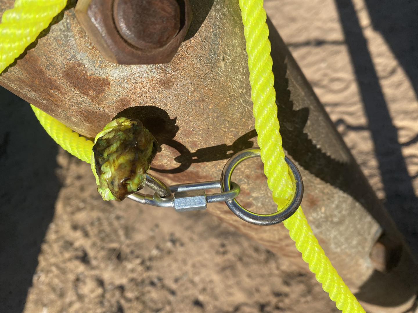 Lariat Double Loop Rope Gate clip